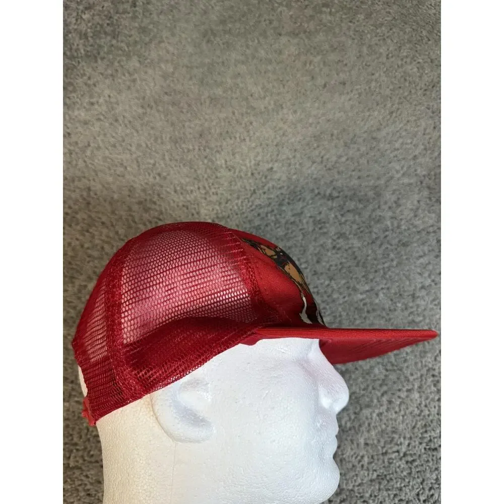 Vintage 80s Budweiser Clydesdale Hat Mens One Size Trucker Snap Busch Gardens